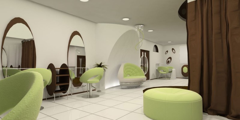 Outlook of luxury beauty salon